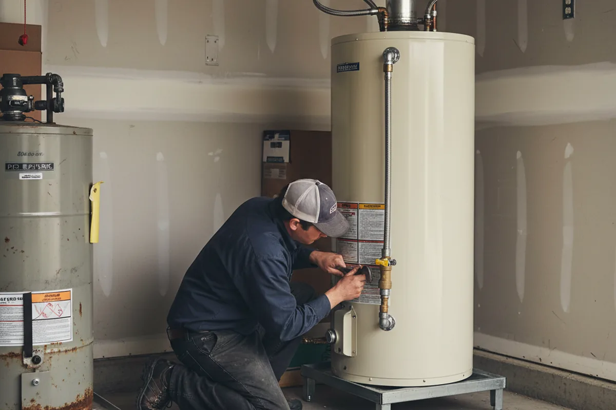 Water heater and shutoff valve replacement in Pine Grove Mills